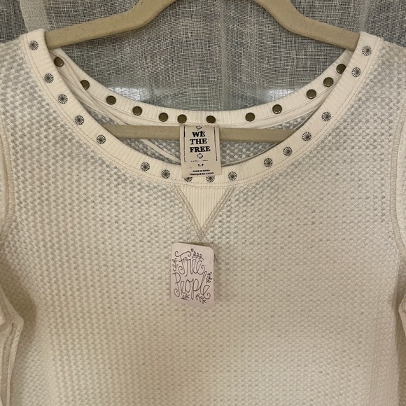 We The Free Waffle Studded Thermal Tunic Tee - Picture 6 of 7